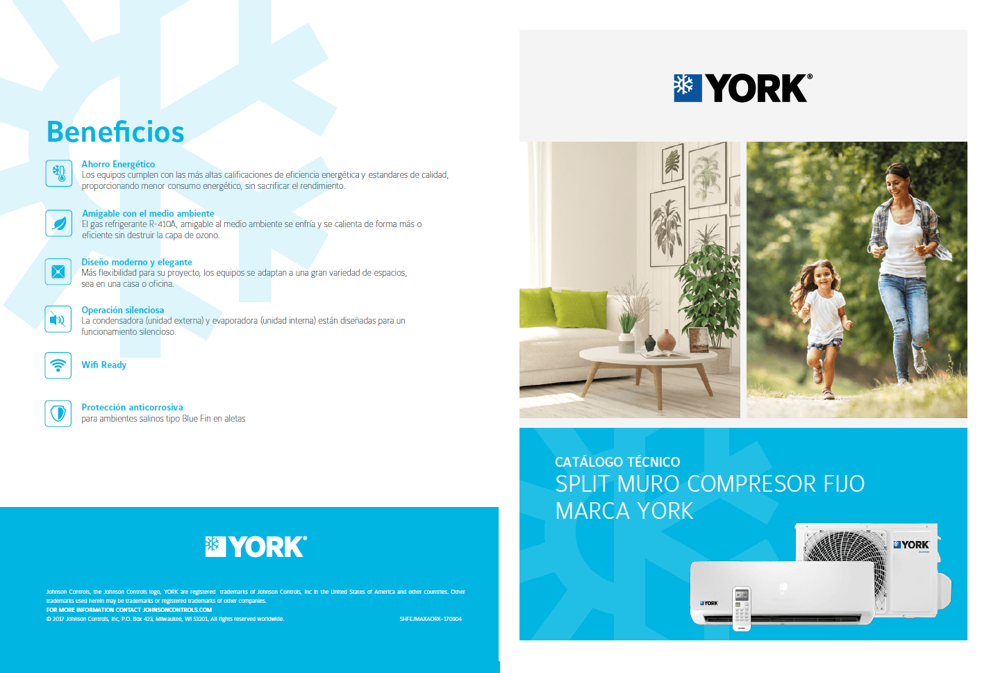 Aire Acondicionado Mini-Split On-Off 12.000 BTU YORK-2