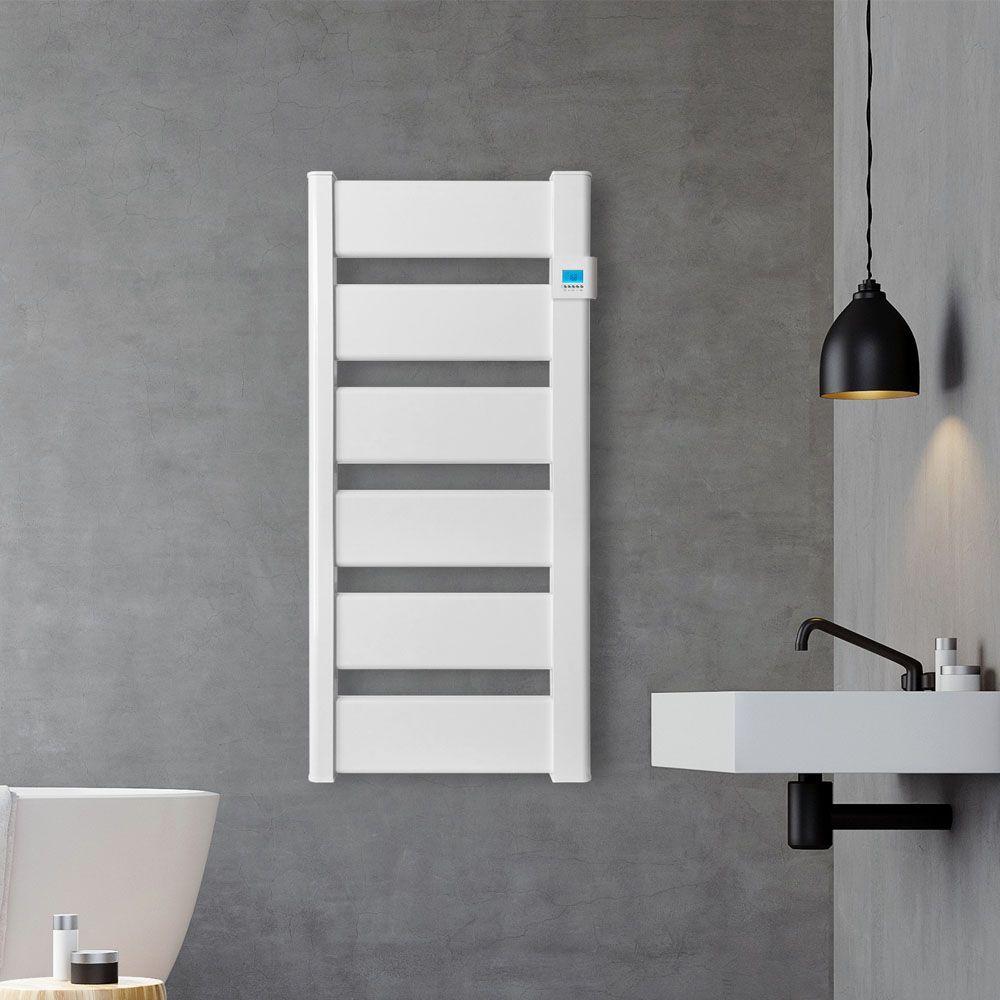 Toallero Radiador Secatoallas Eléctrico Vera 750W Blanco PRIMATERM-6