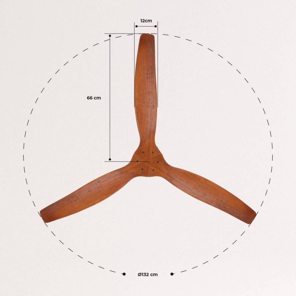 Ventilador de Techo Aviador Café Ajustable 52” PRIMATERM-2