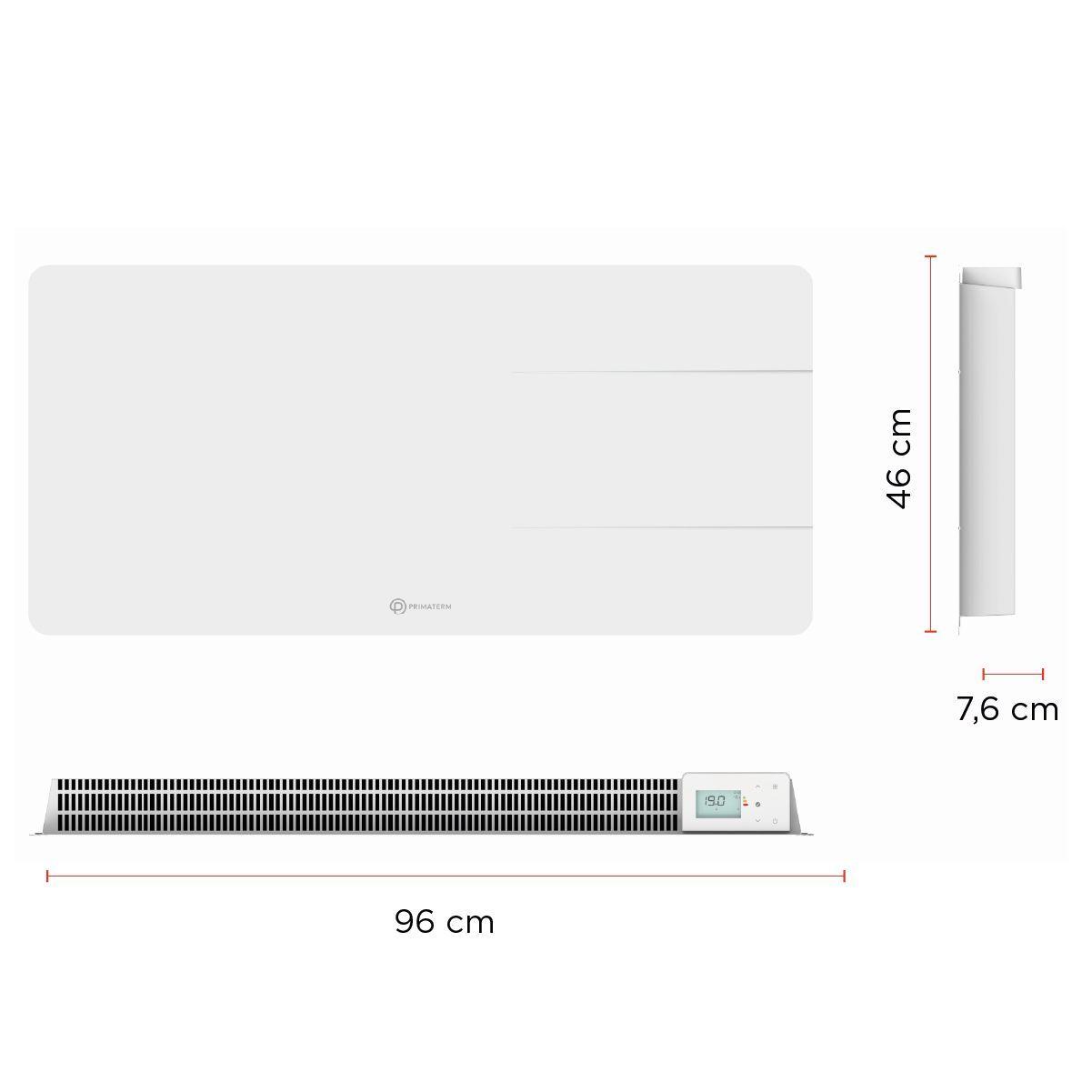 Estufa Radiador Calefactor Ónix Cerámico Wifi Blanco 2000w PRIMATERM-2
