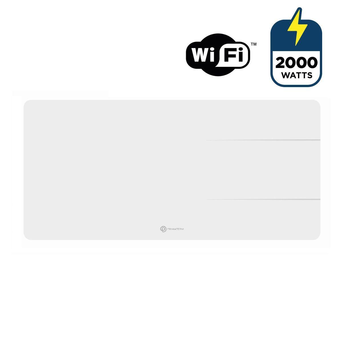 Estufa Radiador Calefactor Ónix Cerámico Wifi Blanco 2000w PRIMATERM-1
