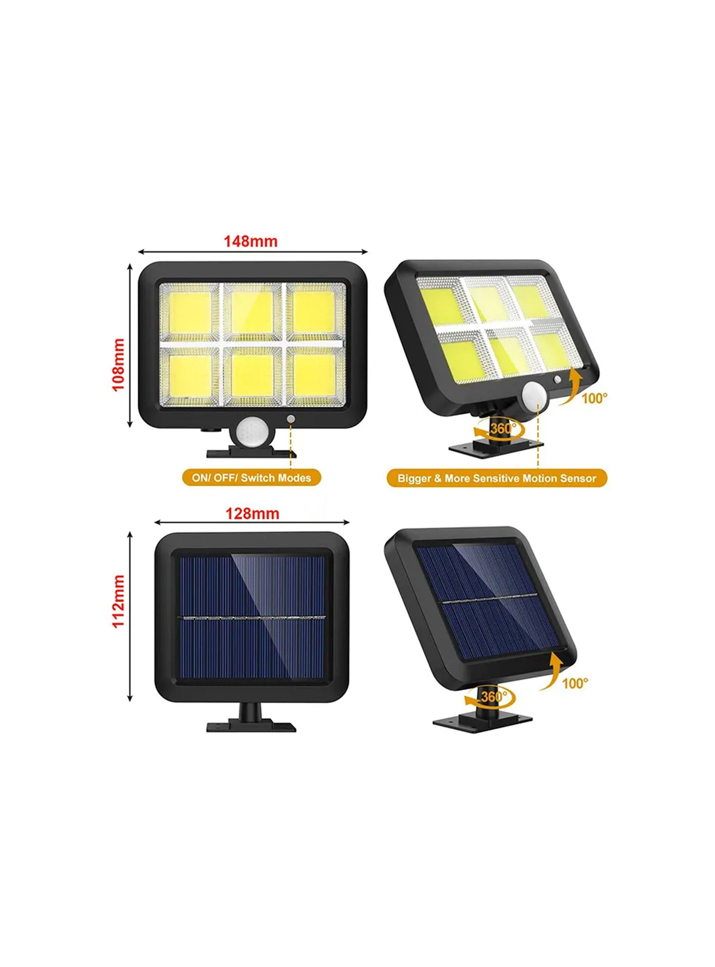 Foco Led Solar Con Sensor De Movimiento COB Cable 5 metros-4