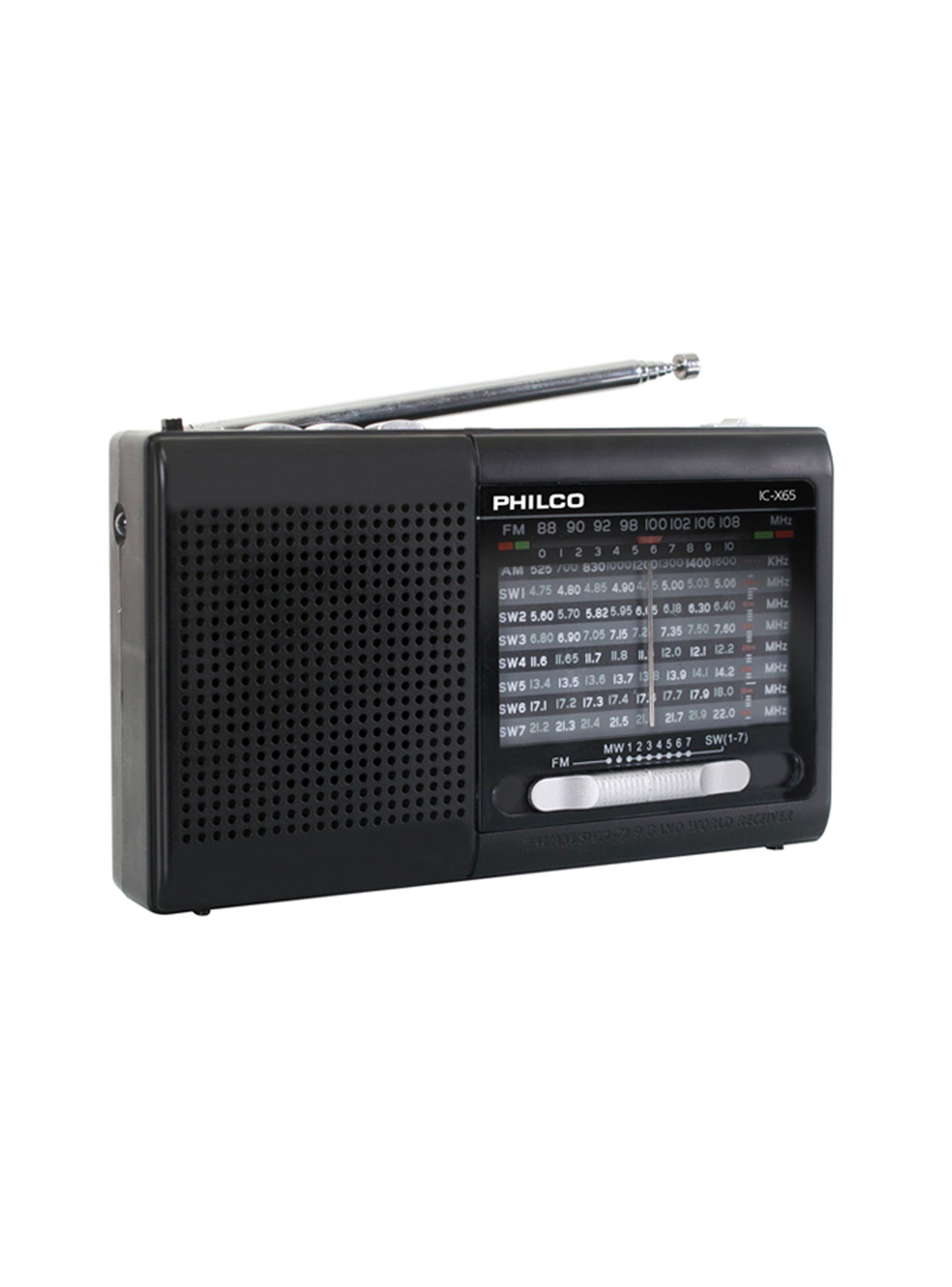 Radio Portatil Bluetooth 9 Bandas Fm BT Usb Micro Sd Philco ICX65-0