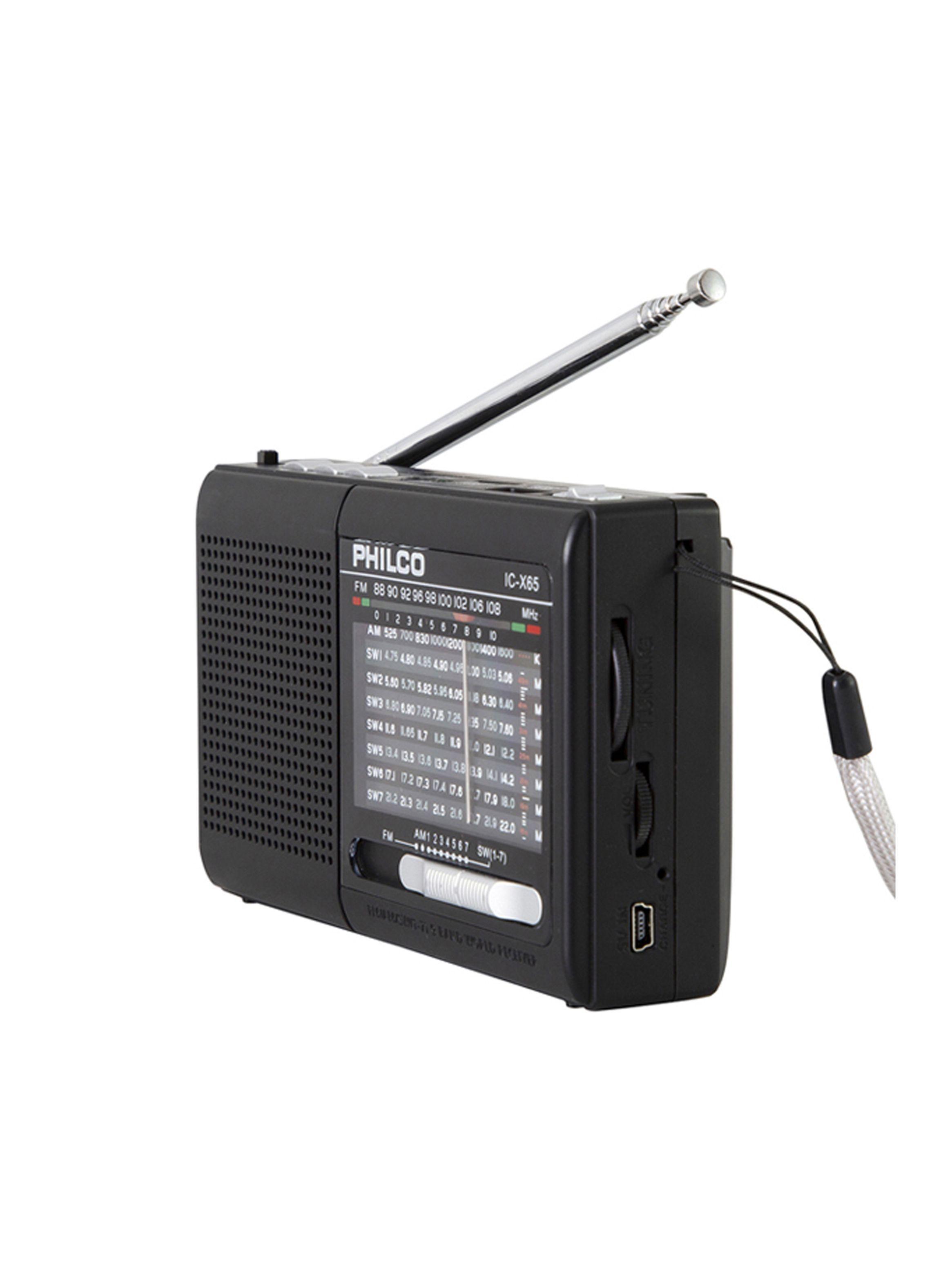 Radio Portatil Bluetooth 9 Bandas Fm BT Usb Micro Sd Philco ICX65-2