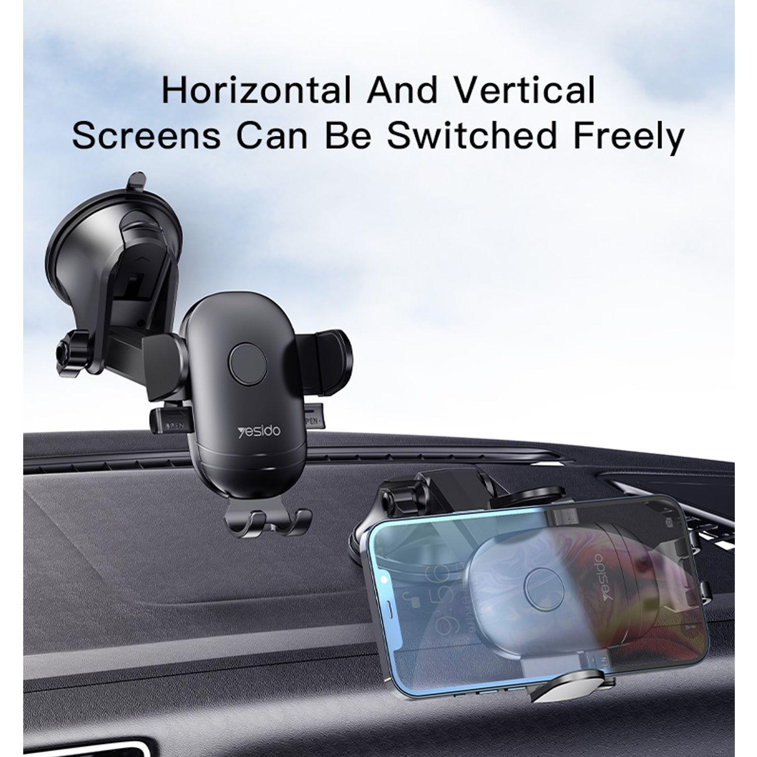 Soporte Celular Para Auto Con Ventosa Y Brazo Rotacion 360 Ajustable Yesido C138-3