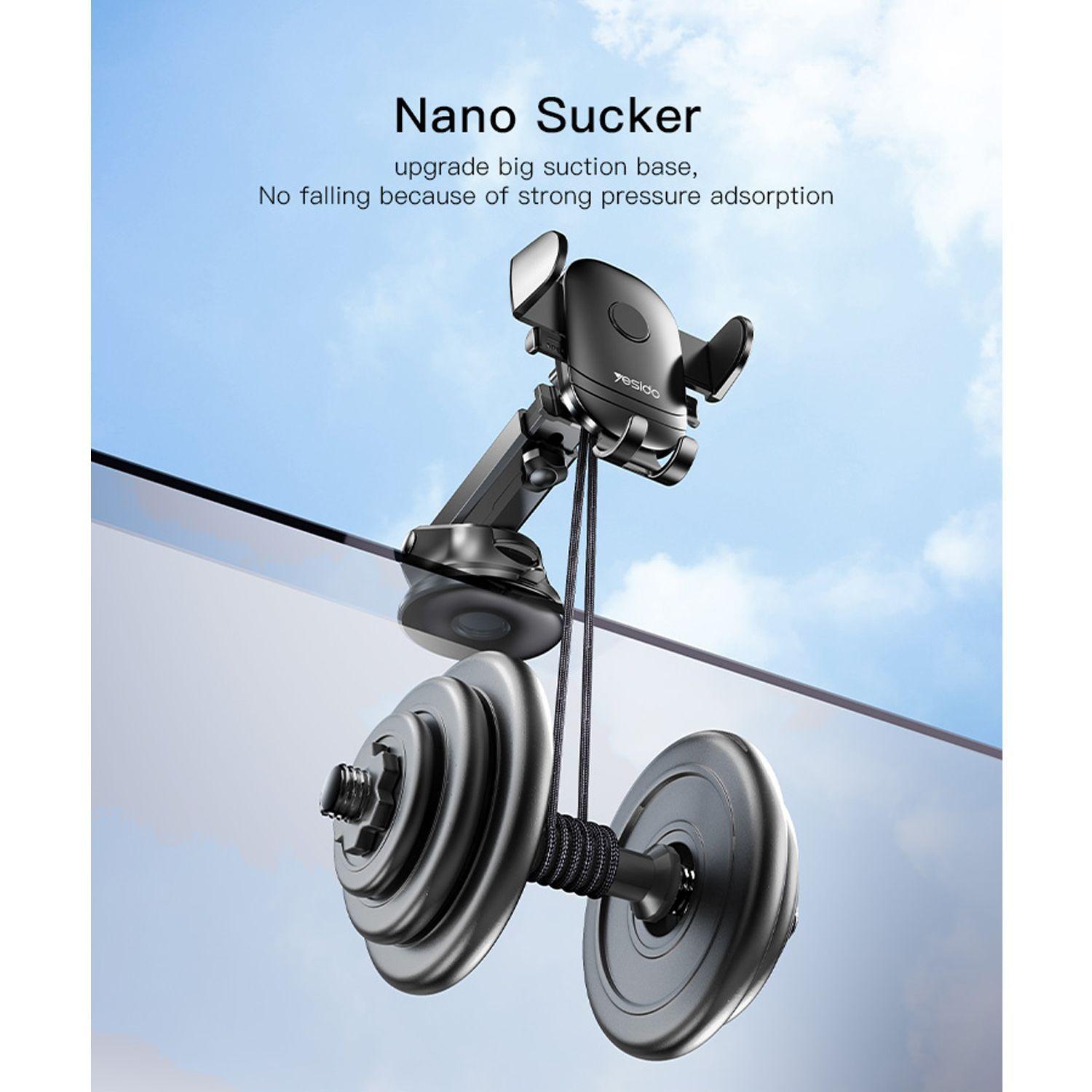 Soporte Celular Para Auto Con Ventosa Y Brazo Rotacion 360 Ajustable Yesido C138-4