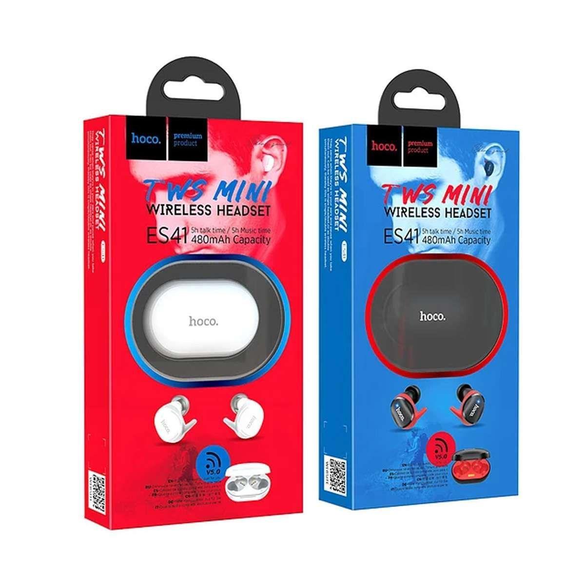 Audífono Bluetooth TWS Hoco ES41 Negro-2