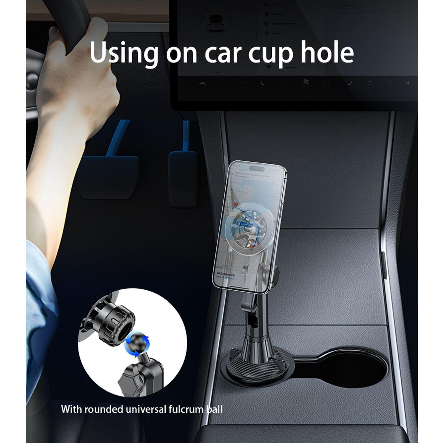 Soporte Celular Magnético Para Auto Portavasos Yesido C200-4