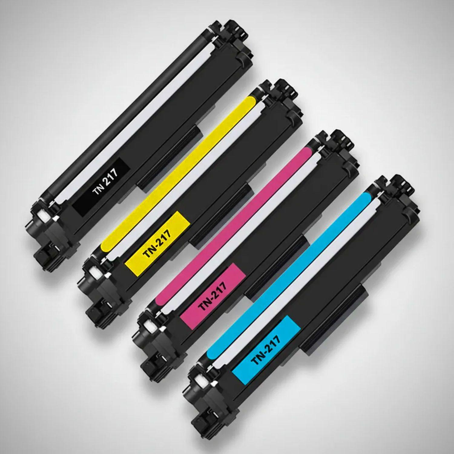4 Toner Compatible Con Brother Tn217 Hl-l3270 Mfc-l3750-3