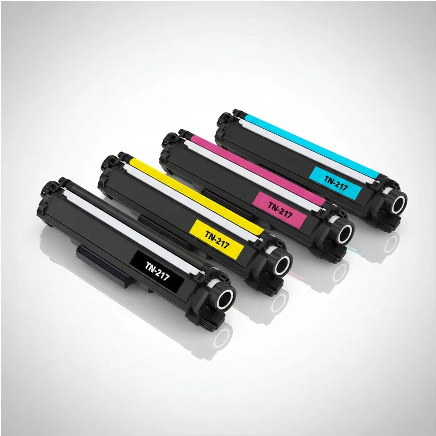 4 Toner Compatible Con Brother Tn217 Hl-l3270 Mfc-l3750-4