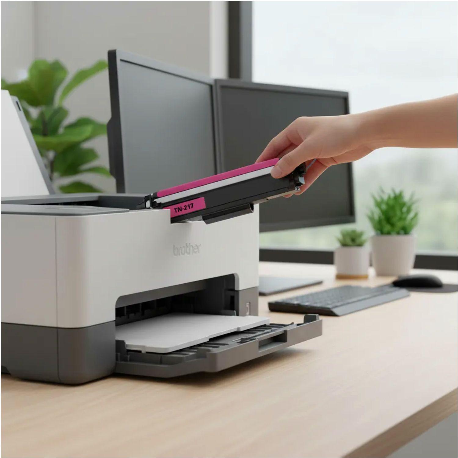 4 Toner Compatible Con Brother Tn217 Hl-l3270 Mfc-l3750-5