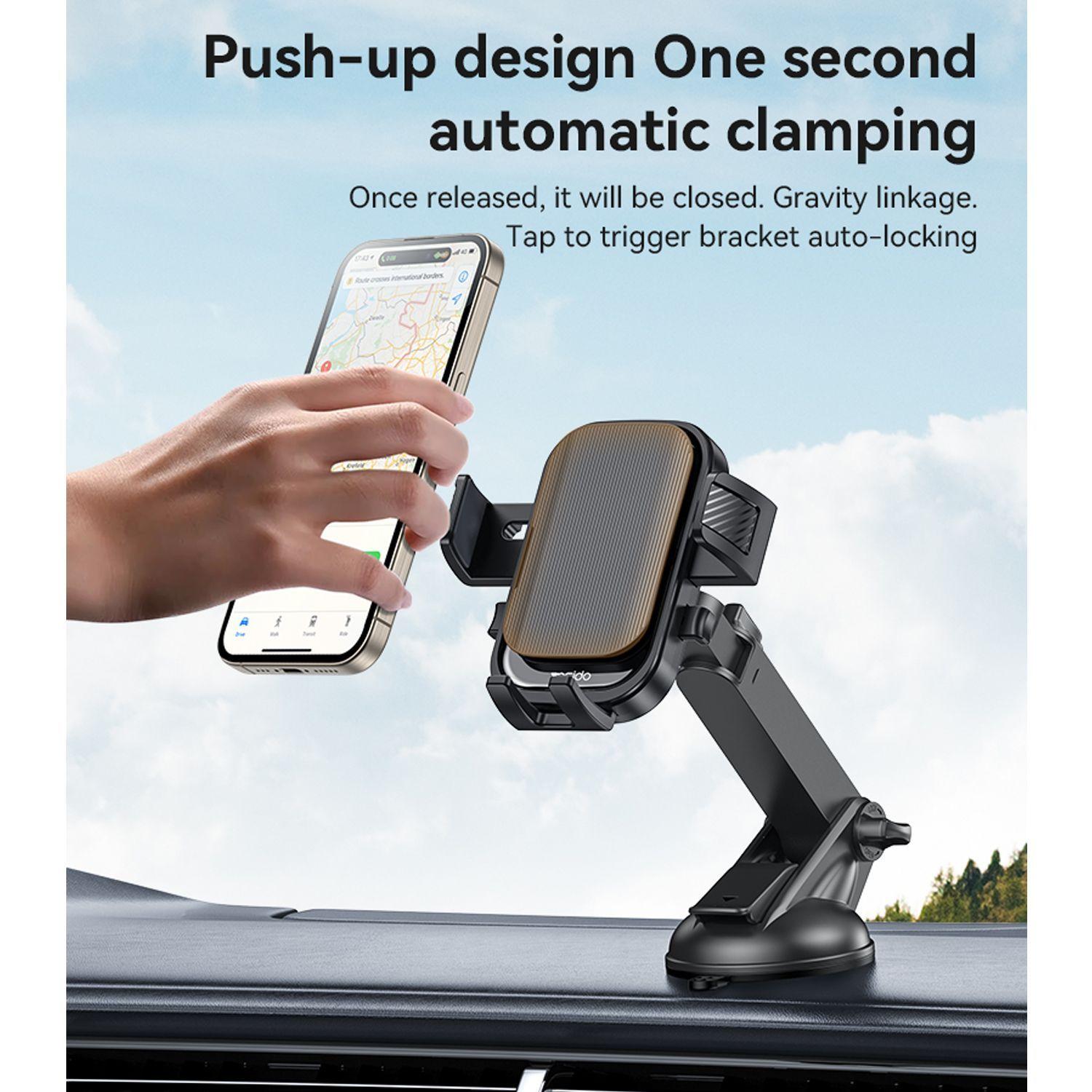 Soporte Celular Para Auto Con Ventosa Y Rotación 360° Brazo Retractil Yesido C267-3