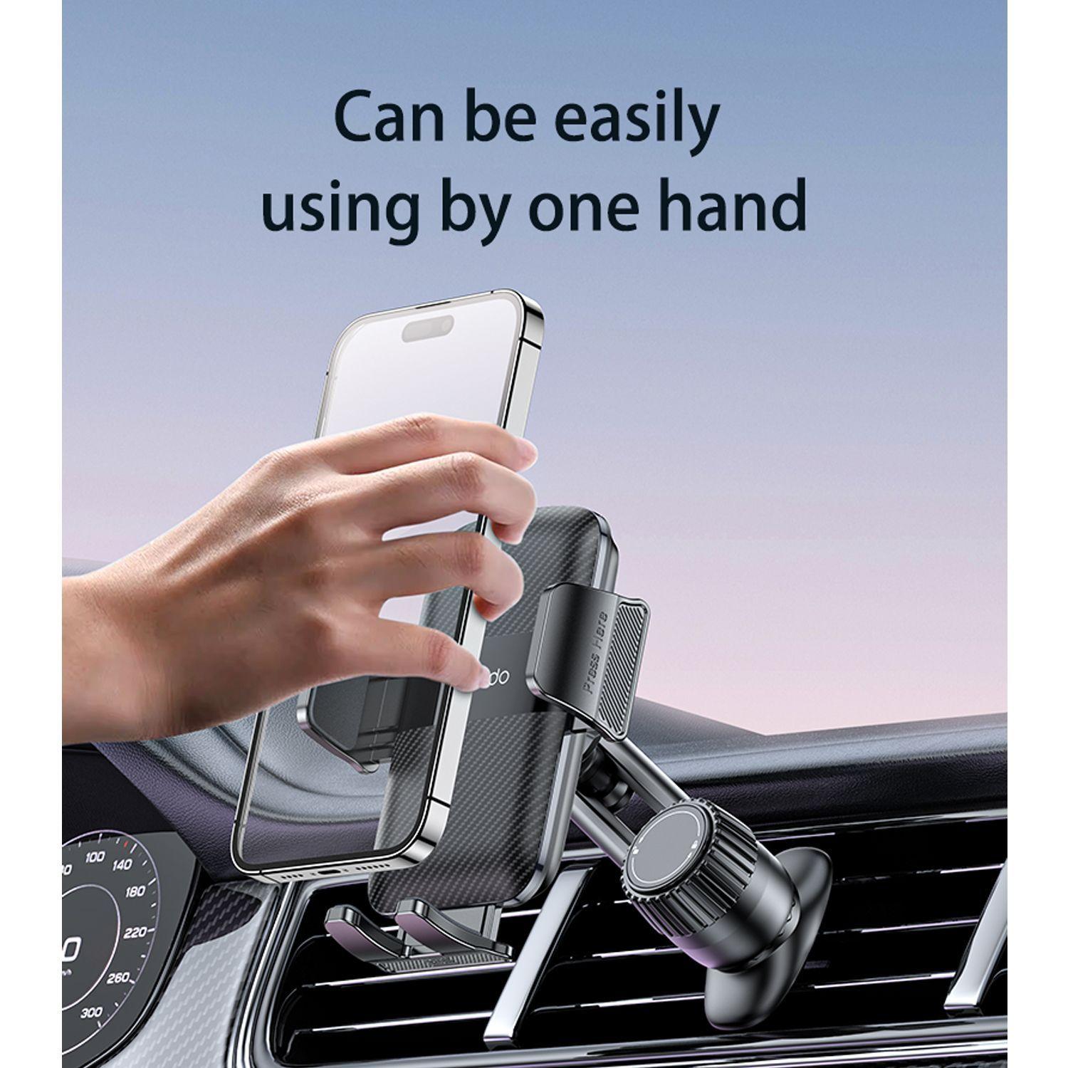 Soporte Celular para Auto Clip Ajustable 360° para Salida de Aire Yesido C242-4