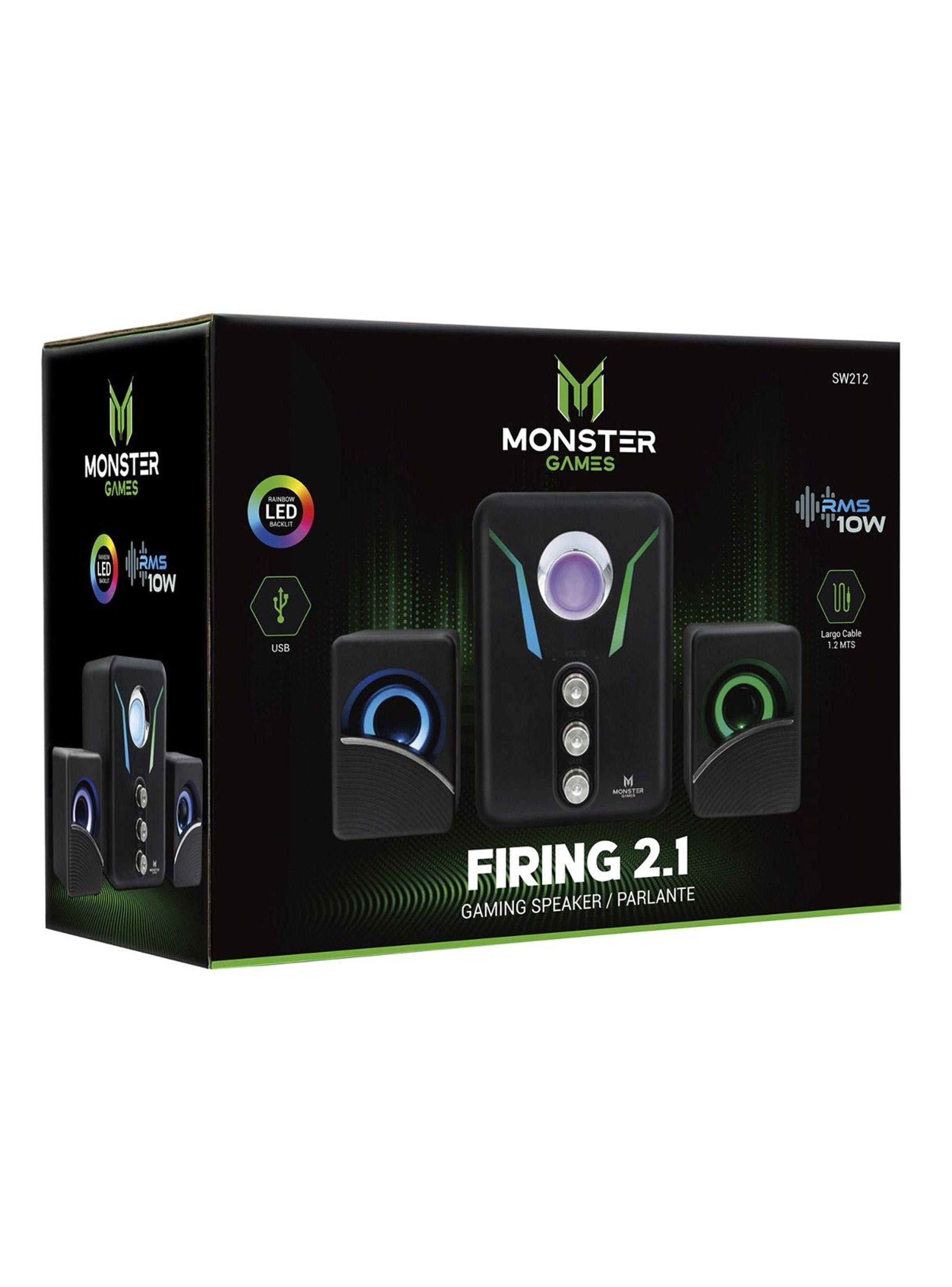 Subwoofer Monster Games Firing 2.1-3