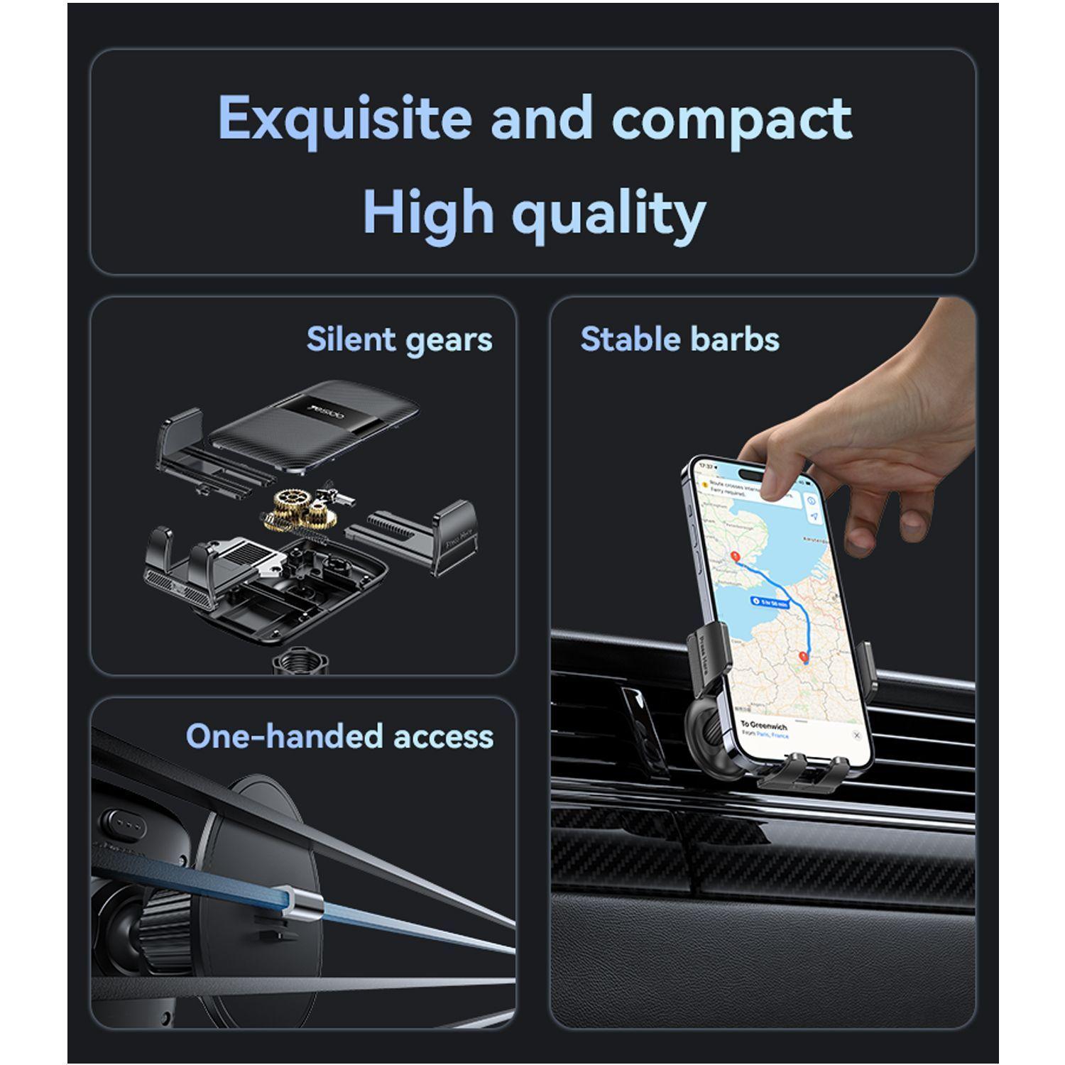 Soporte Celular Para Auto Para Salida De Aire Rotación 360° Yesido C251-2