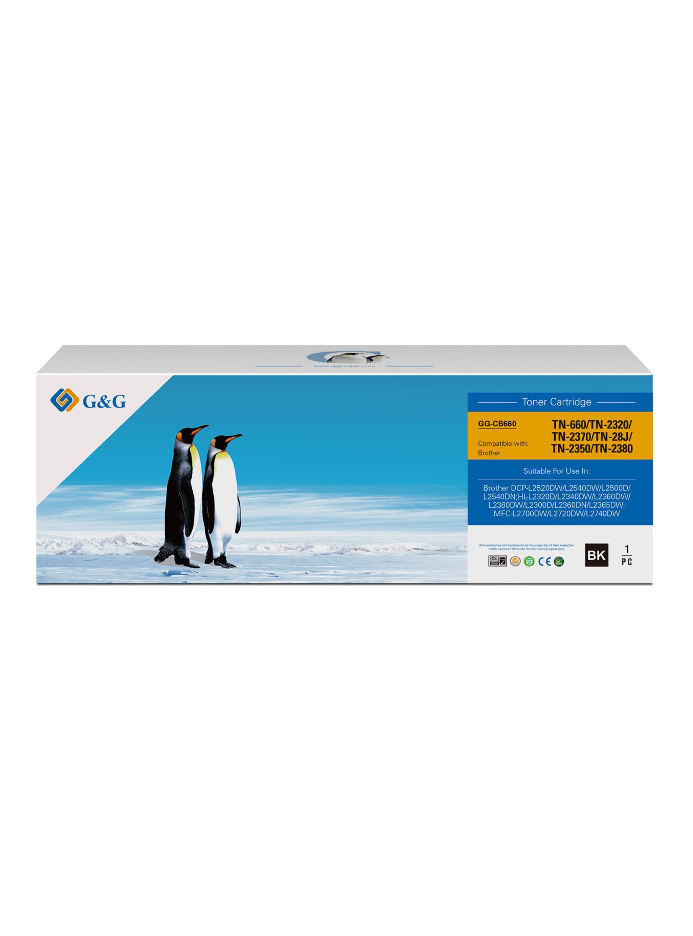 Toner TN-2370 Negro Compatible Para Brother TN-660 TN-2350-2