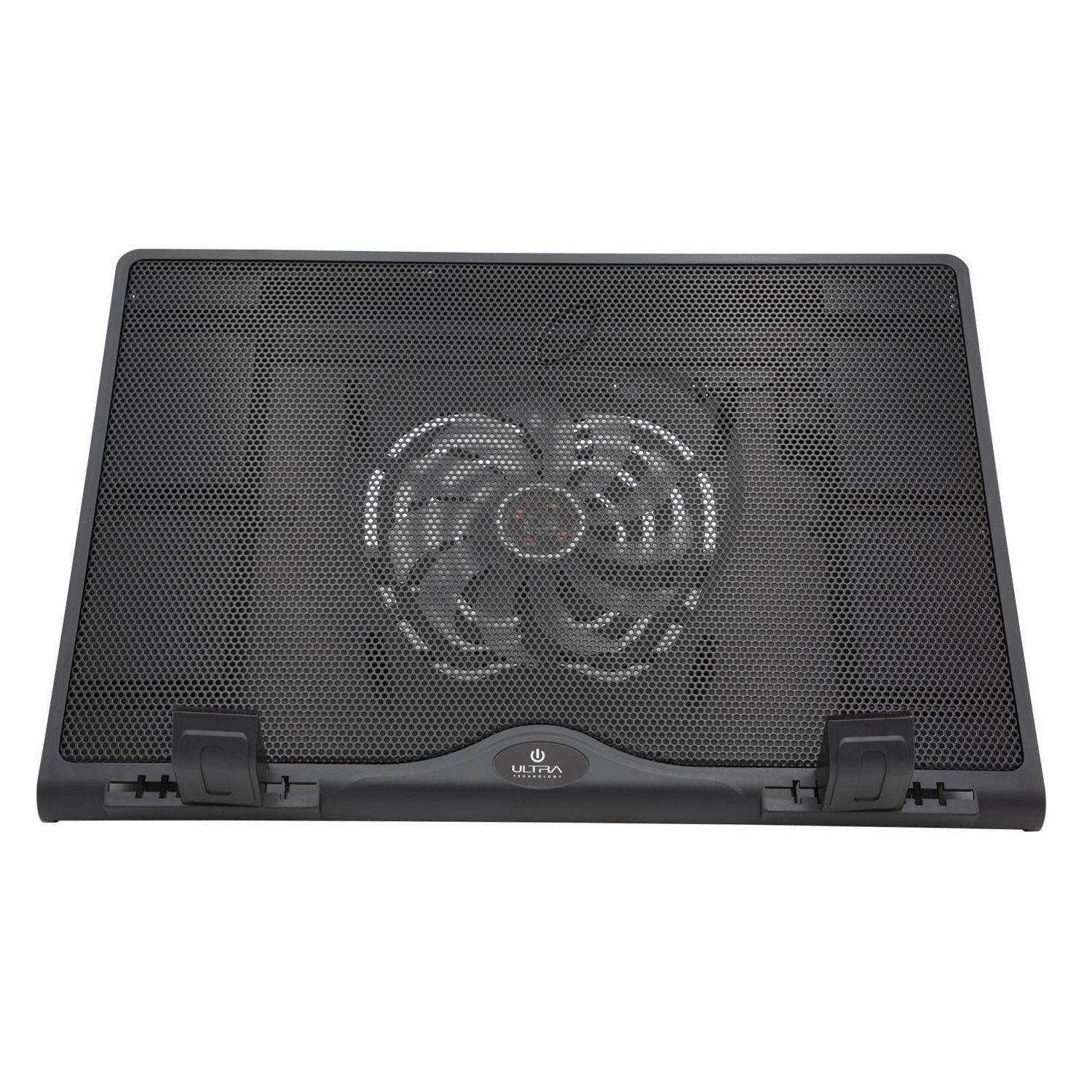 Ventilador De Notebook Cooling Fan 10" a 17" Con 2 Puertos USB Luz Led-2