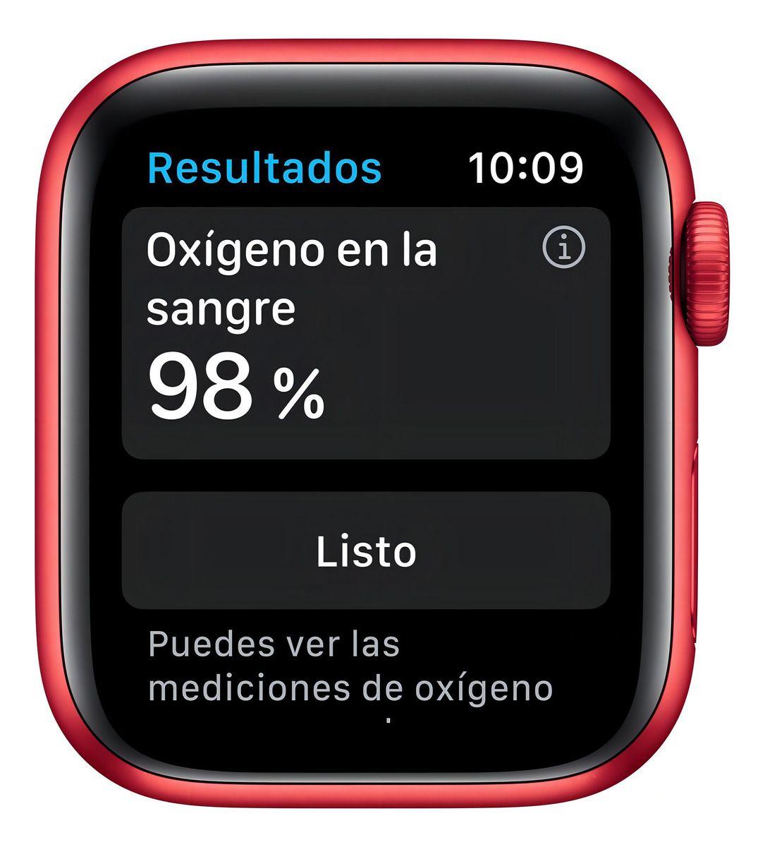 Reloj Apple Watch Series 6 Gps 40mm Correa Deportiva Roja-2