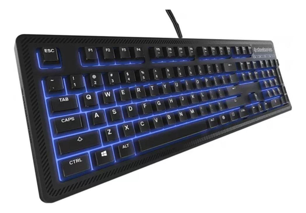 Teclado Gaming Keyboard Steelseries Apex 100 Led Color Azul-1