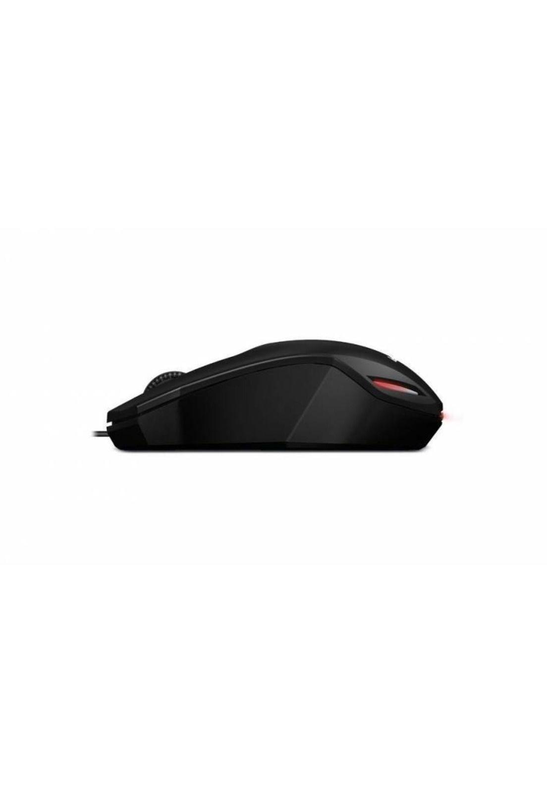 MOUSE GENIUS X-G200 USB NEGRO CON LED ROJO PARA JUEGOS PC-1