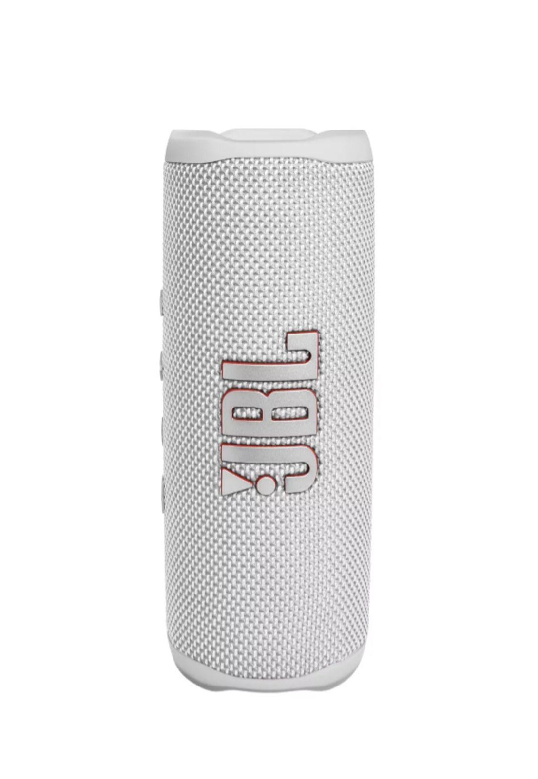 Parlante JBL Flip 6 portatil bluetooth waterproof blanco-0