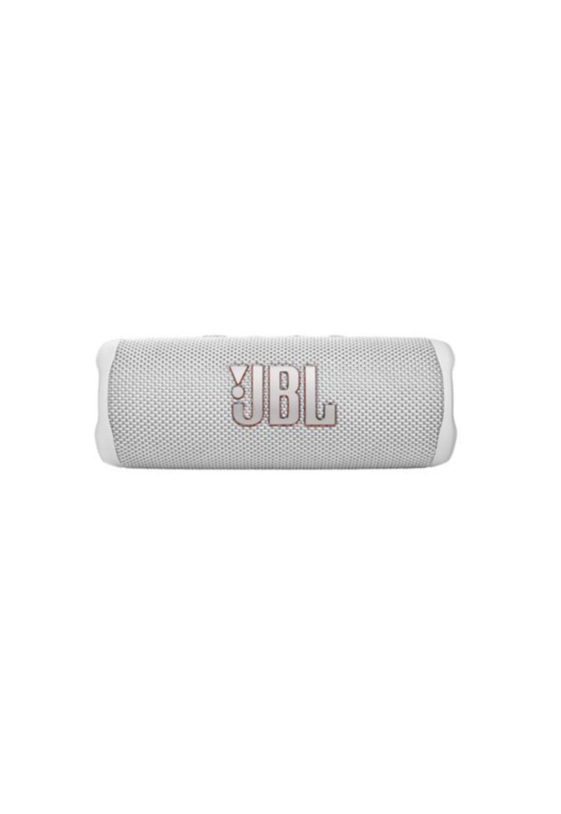 Parlante JBL Flip 6 portatil bluetooth waterproof blanco-1