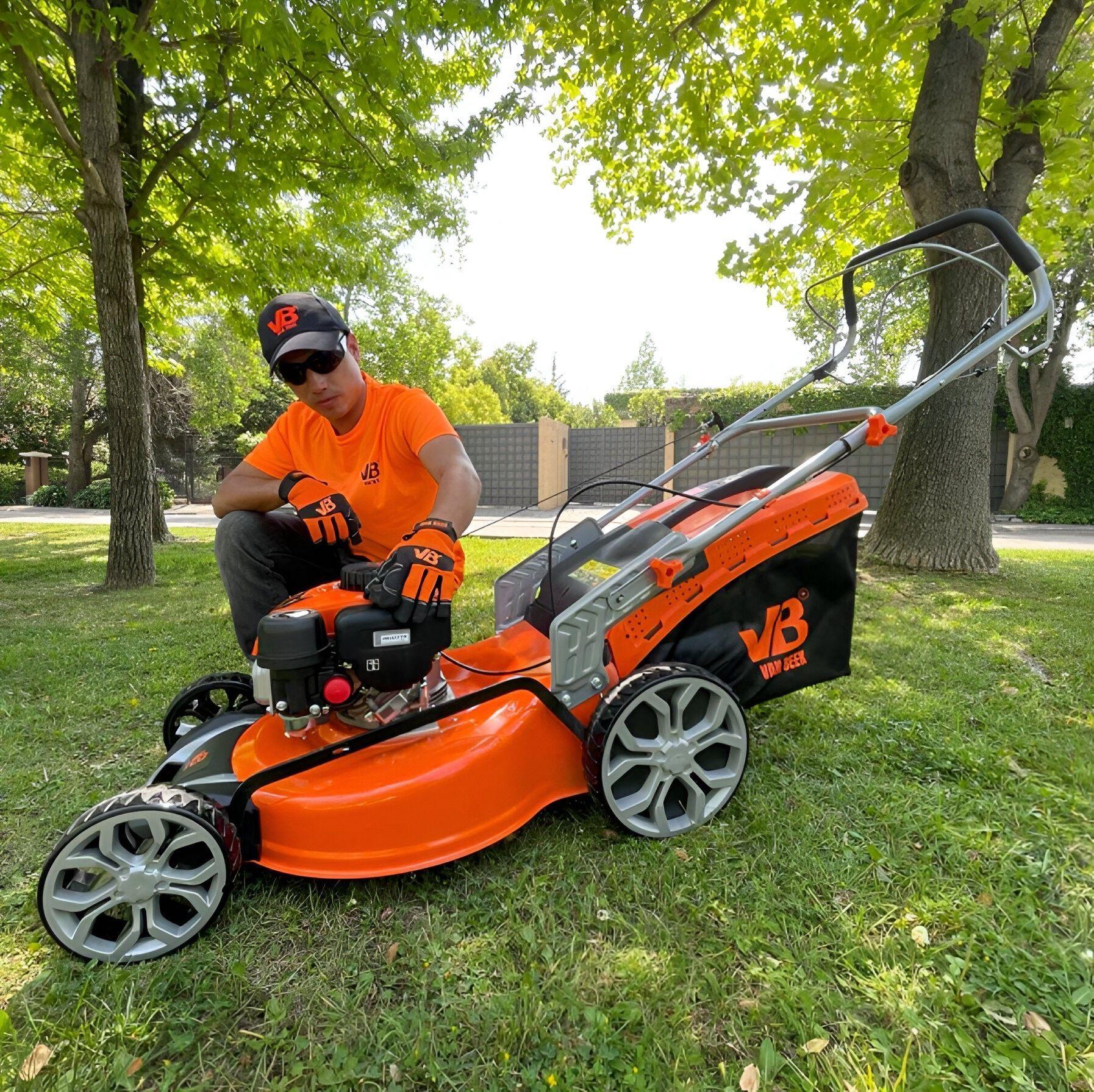 Cortadora de pasto autopropulsada bencina 5 5 HP 171cc corte 51cm 70L-2