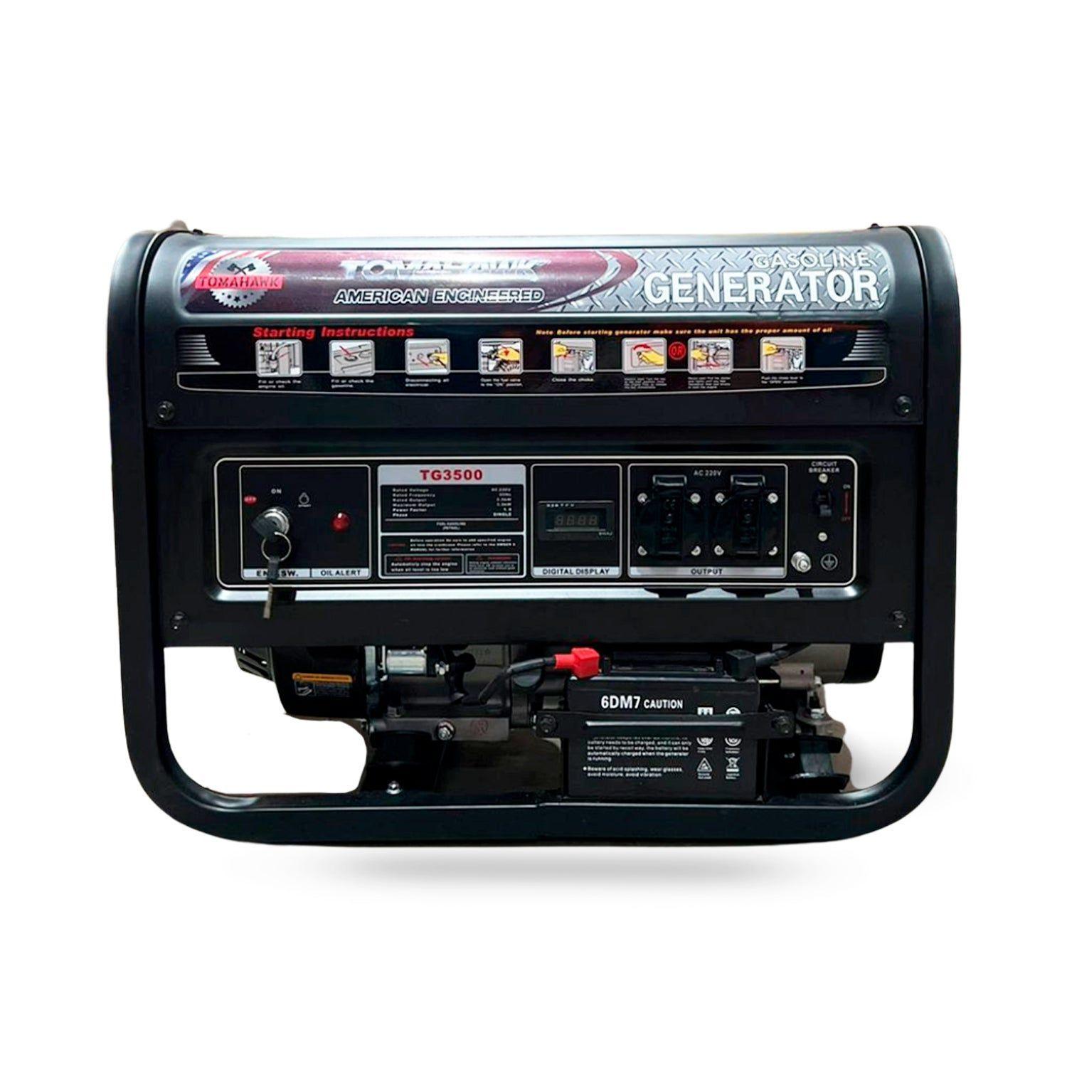Generador 3.5Kva Tomahawk Power TG3500E PARTIDA ELECTRICA-0