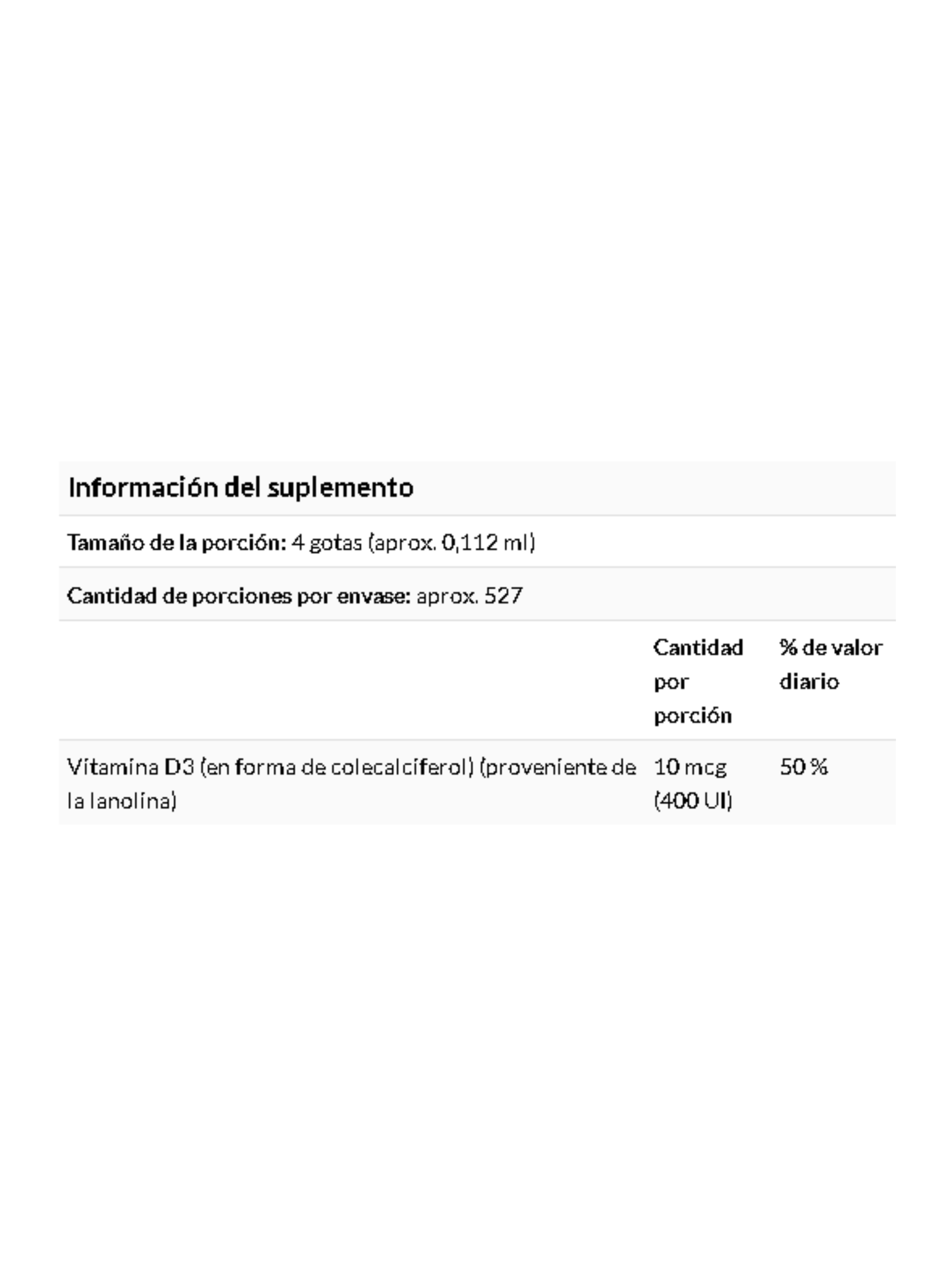 Vitamina D3 liquida 59 ml Now-1