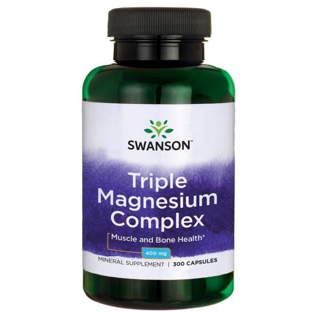 TRIPLE MAGNESIO COMPLEX 400MG 300CAPS SWANSON-0