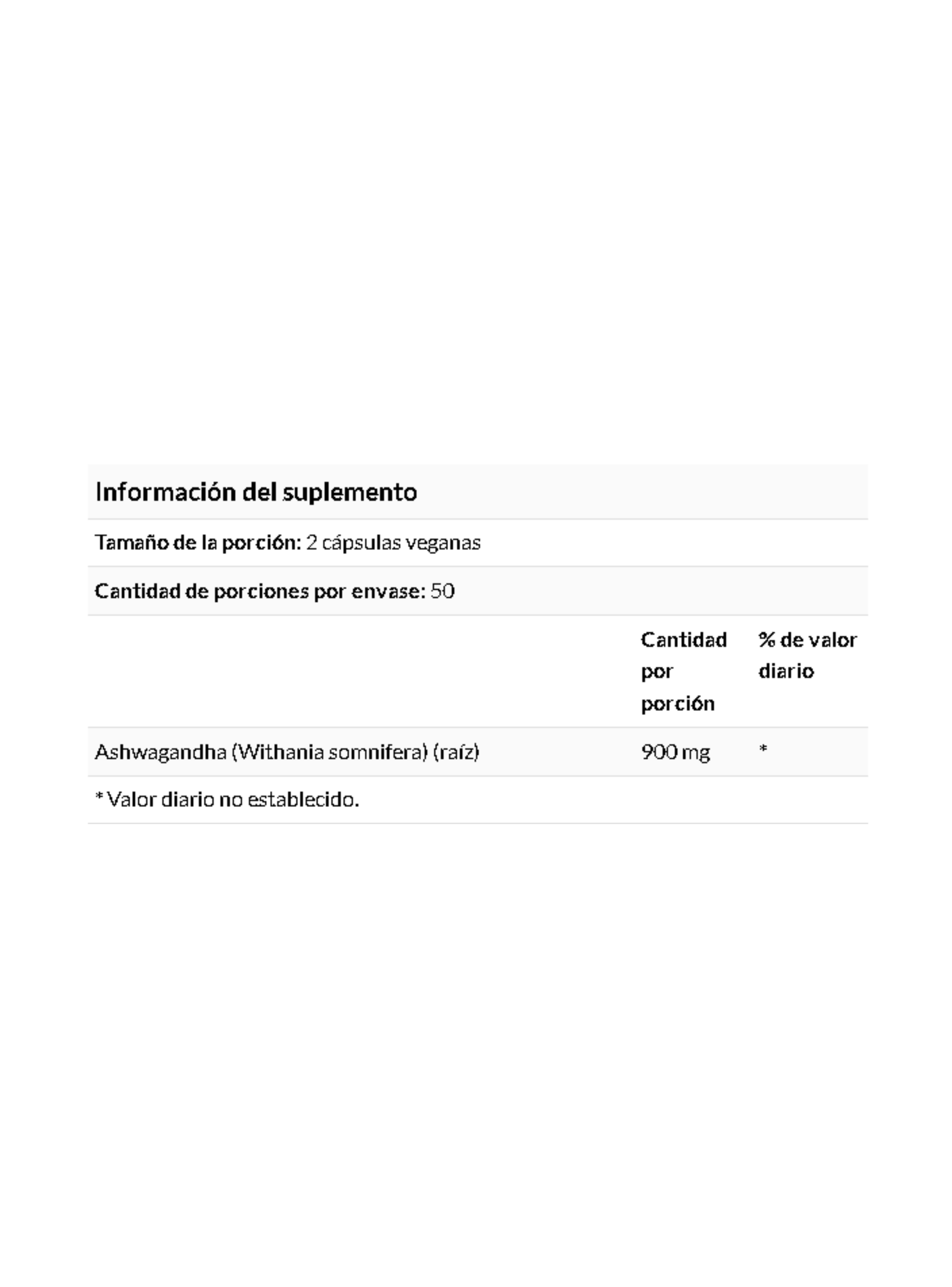 Ashwagandha 450 mg 100 cápsulas Swanson-1