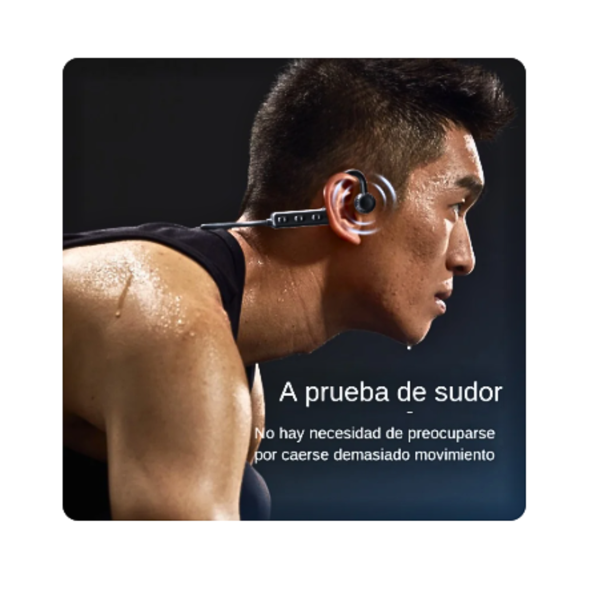 Audífonos Anticaídas Inalámbricos Deportivo Conducción Osea-3