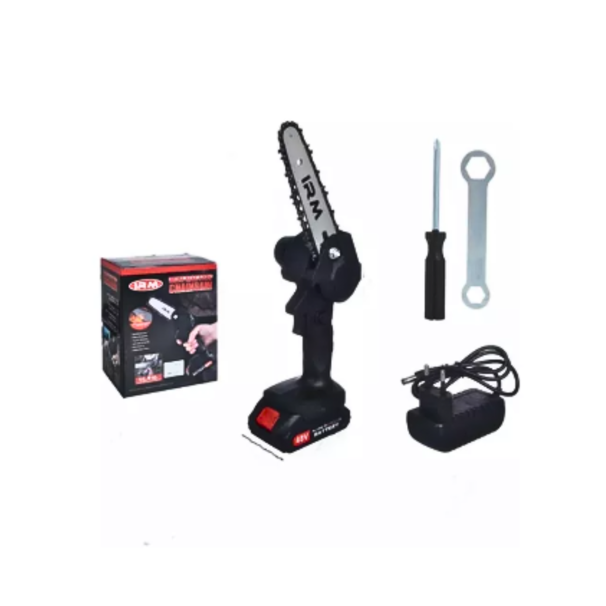 Mini Motosierra Eléctrica Inalámbrica Portátil De 6 Pulgadas-0