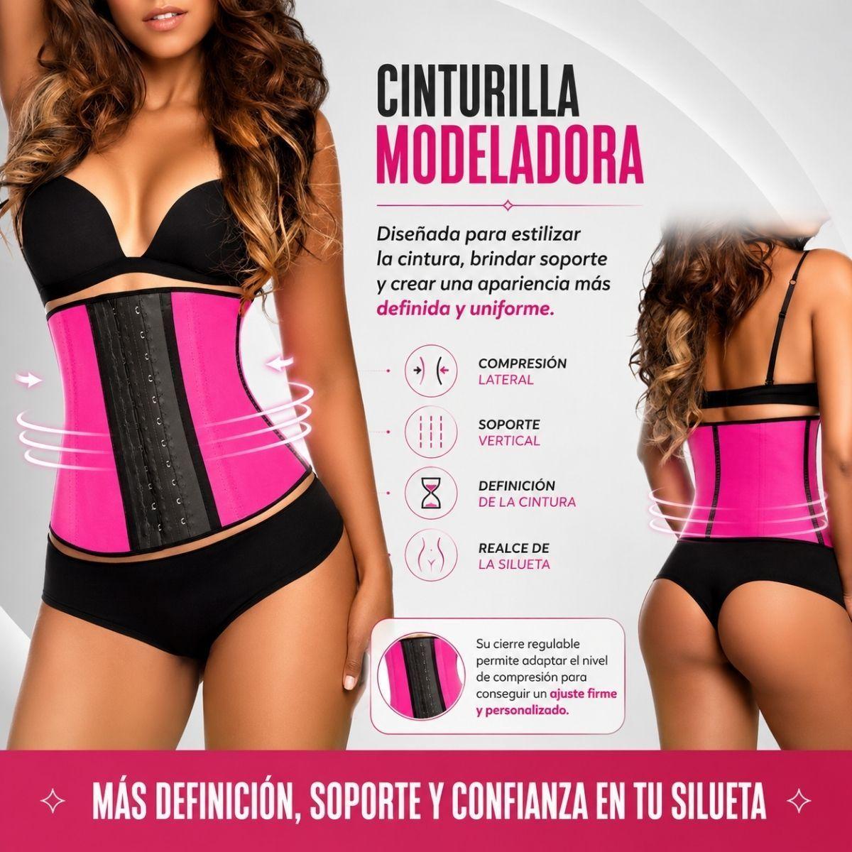Faja Cinturilla Modeladora Latex Natural Ajustable-3
