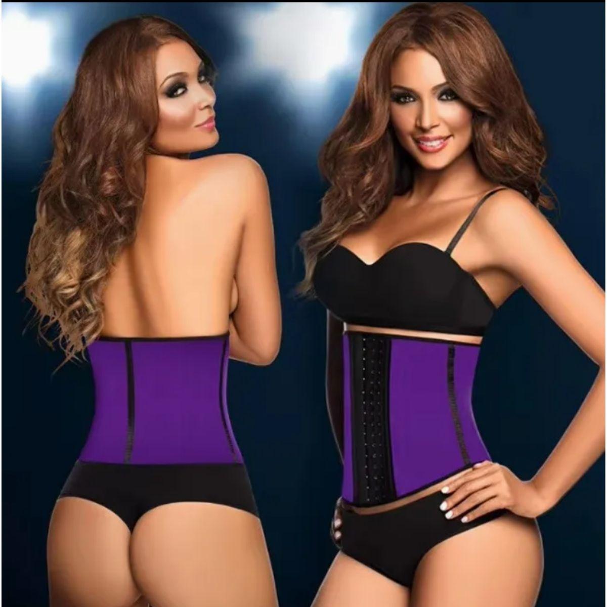 Faja Cinturilla Modeladora Latex Natural Ajustable-4