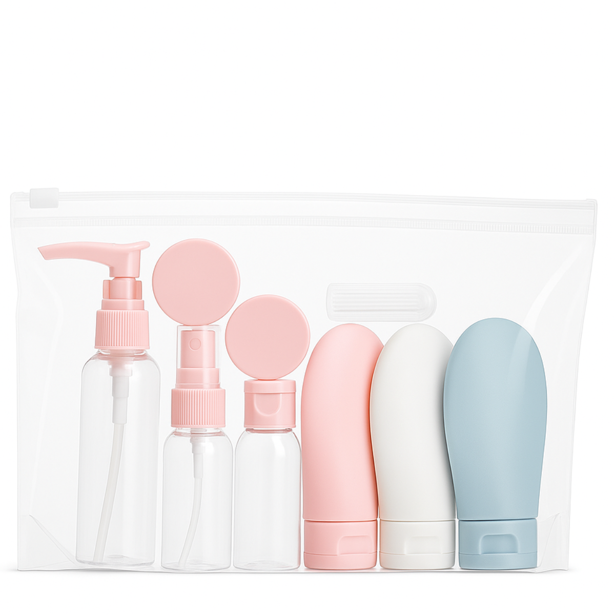 Organizador Viaje: Botellas Spray Silicona Cuidado Personal-2