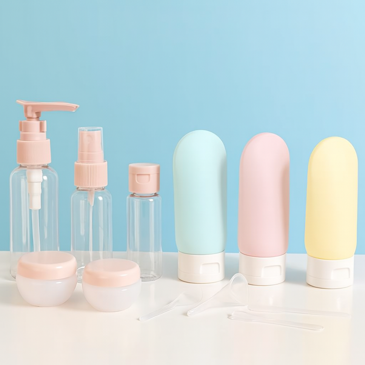 Organizador Viaje: Botellas Spray Silicona Cuidado Personal-6