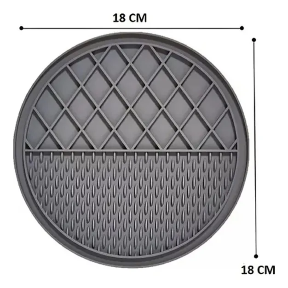 Plato De Silicona Lento Lick Mat Para Perros Y Gatos Celeste-2