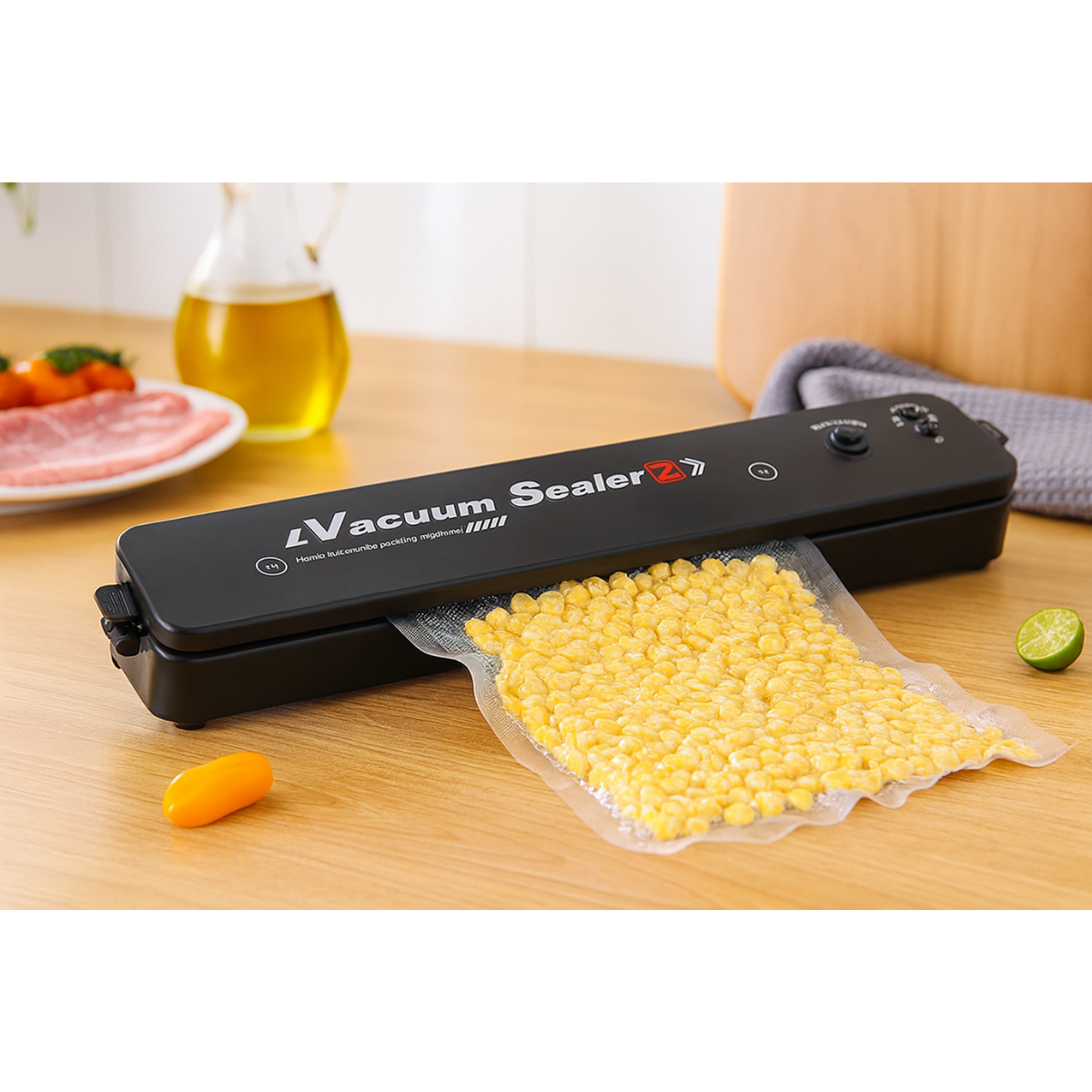 Maquina Sellado De Bolsas Al Vacío Automática 2 En 1-4