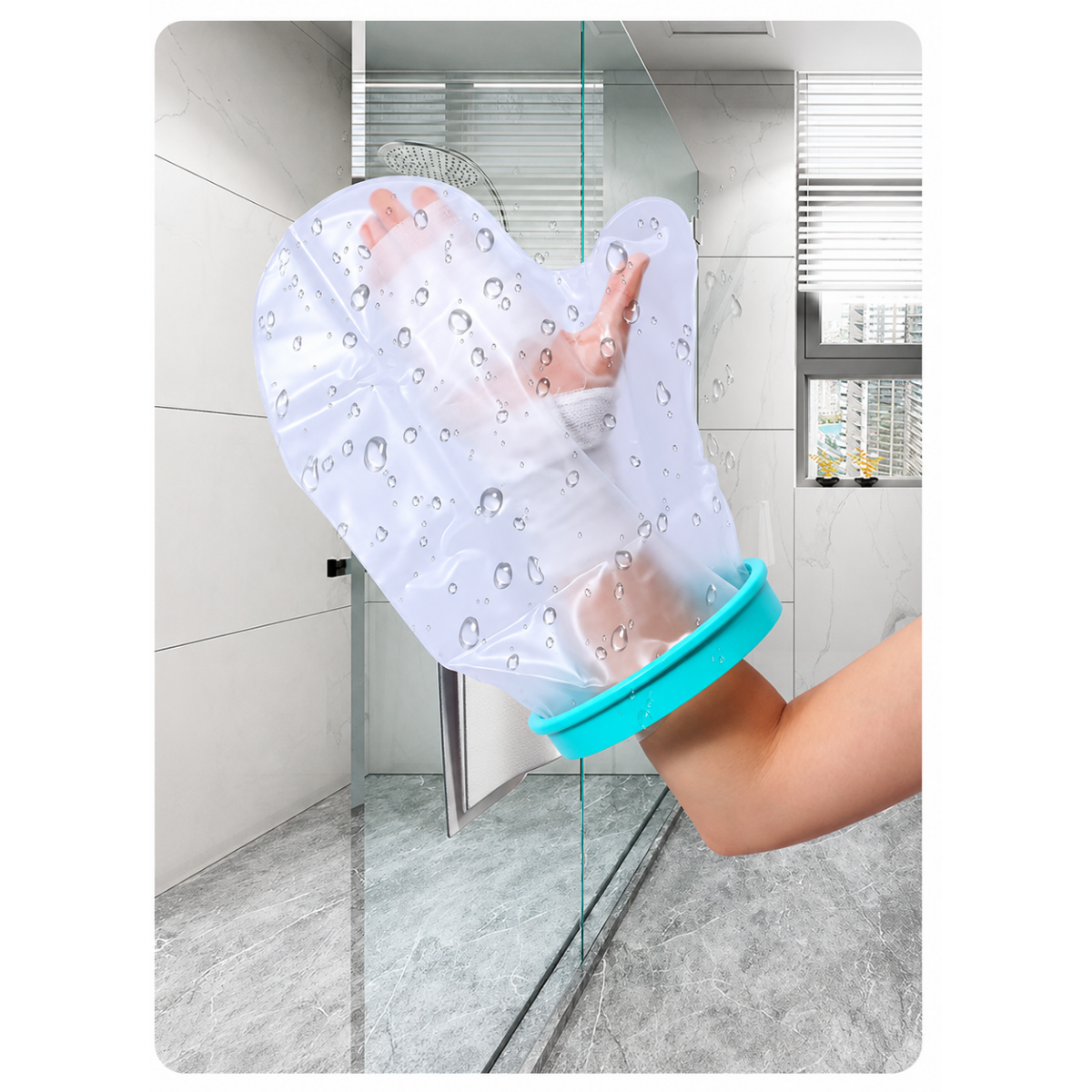 Protector Impermeable De Yeso Y Venda Para Mano-3