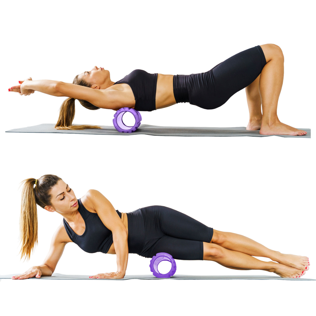 Rodillo Masajeador Foam Roller Yoga Pilates Recuperacion-6