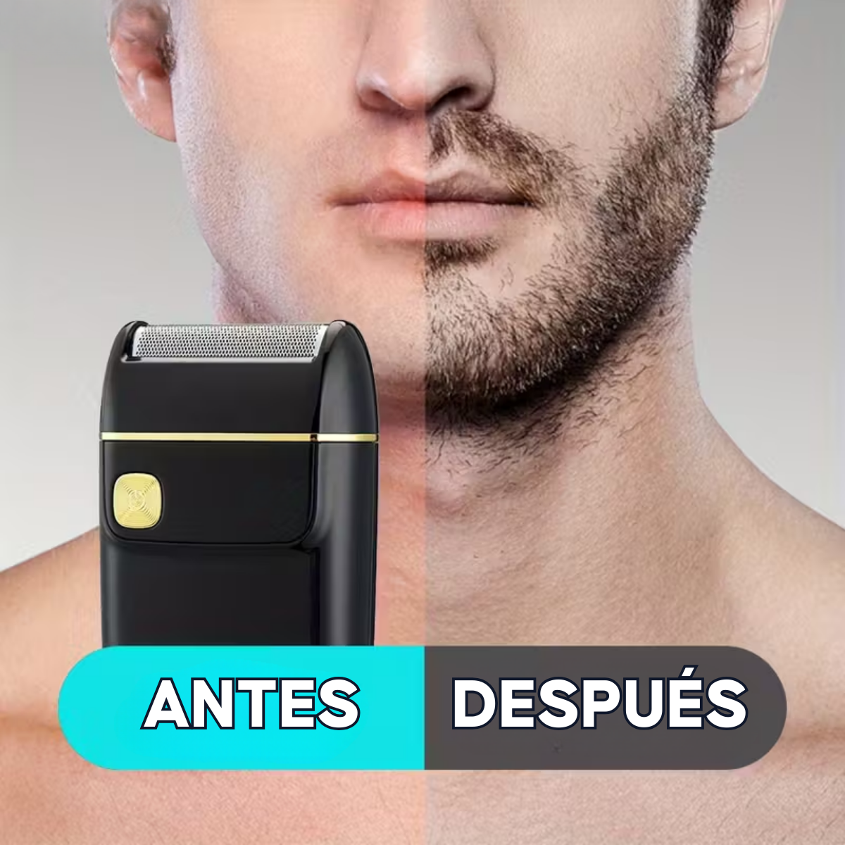 Afeitadora Rasuradora Barba Electrica Sk 7066 Recargable Usb-3