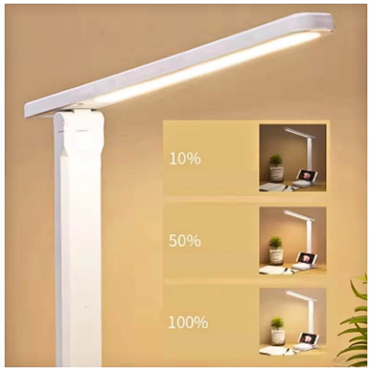 Lámpara De Escritorio Luz Led Plegable Luz Natural-3