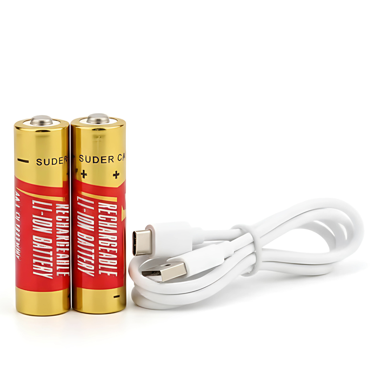 Pila AA Recargable Con Cable Usb A Usb-c Carga Rápida-2