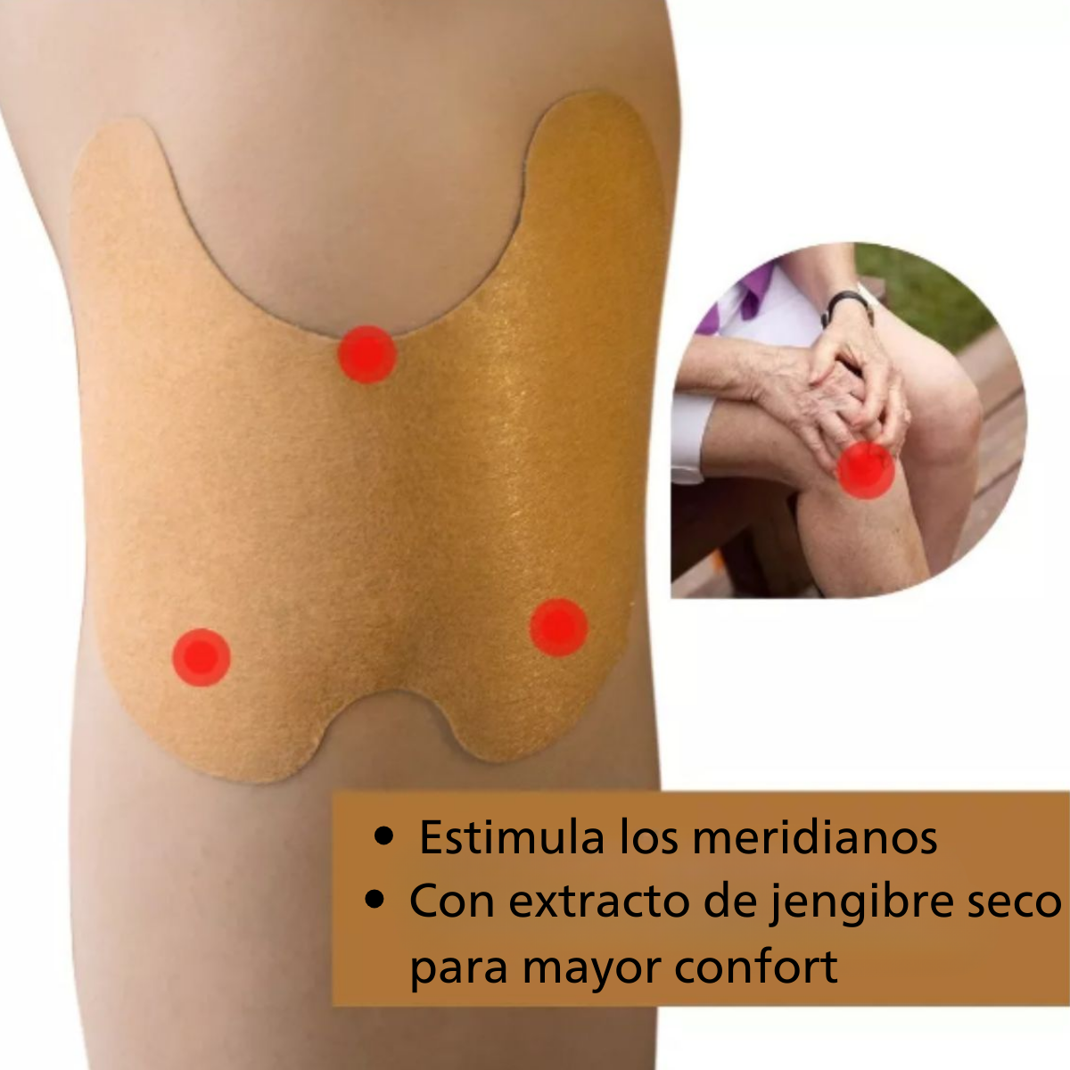 Pack 20 Parches Para Alivio Dolor De Rodilla Chinese Herbal-2