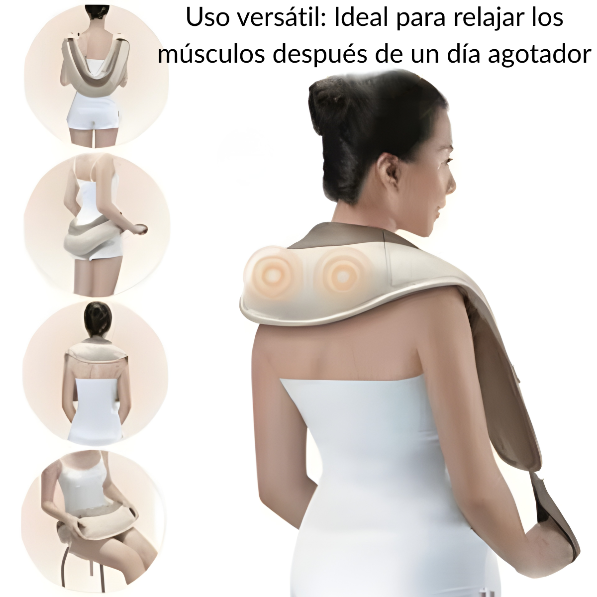 Masajeador Cervical Cuello Hombros Con Calor Infrarrojo-2