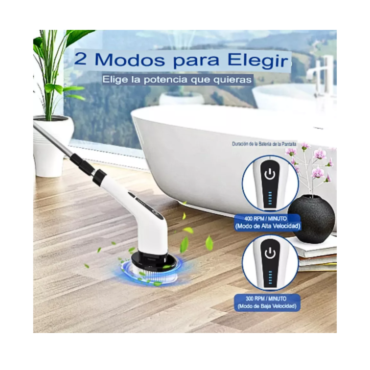 Cepillo Limpieza Eléctrico Inalámbrico Multiuso 7 En 1-7