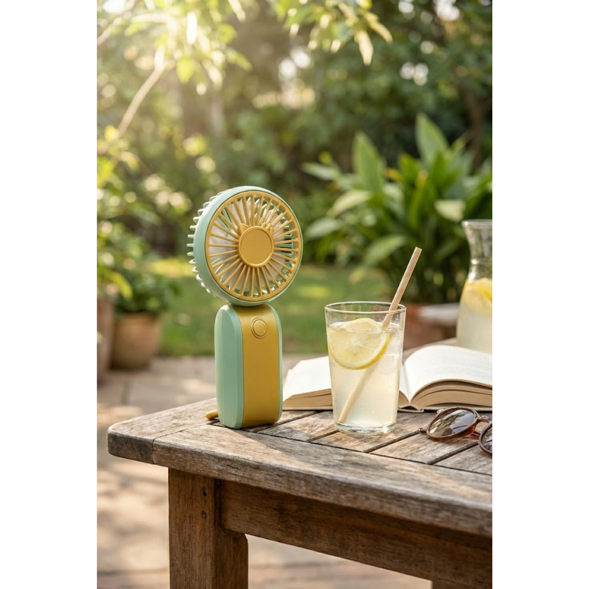 Mini Ventilador De Mano Silencioso Recargable Para Ni os-5