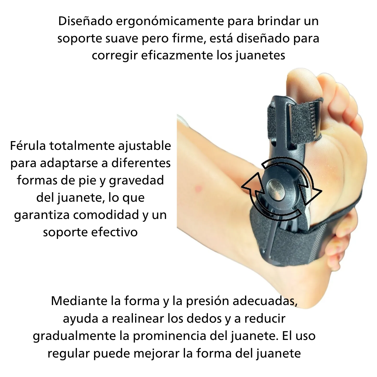 Corrector De Juanetes Feetifix Ortopedico Ajustable 1 Un-3