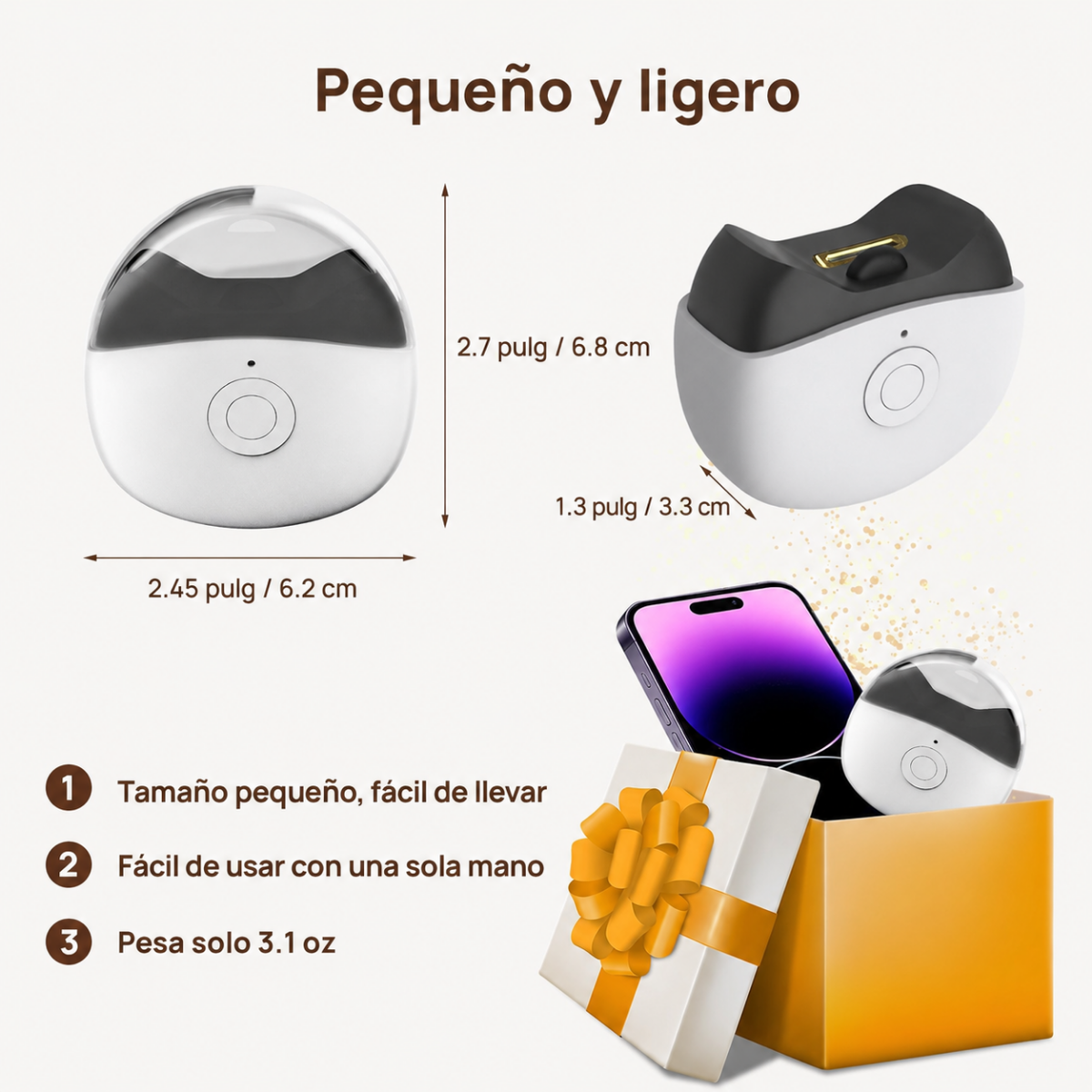 Cortaunas Electrico Automatico Recargable Lima Corta Unas-4